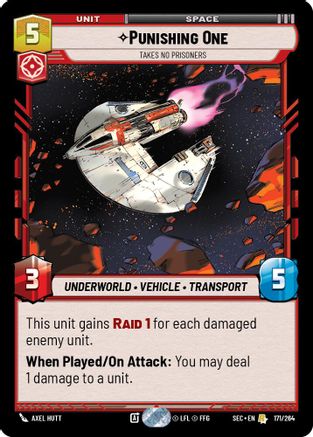 Punishing One - Takes No Prisoners (171/264) - SOP - Rare