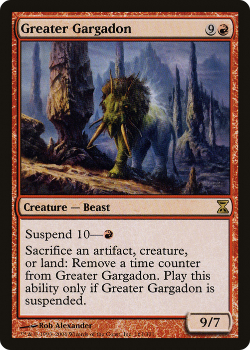 Greater Gargadon (TSP-161) - rare - Foil