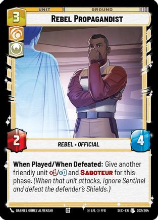 Rebel Propagandist (202/264) - SOP - Uncommon