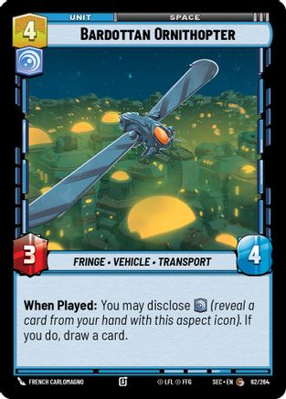 Bardottan Ornithopter (62/264) - SOP - Common