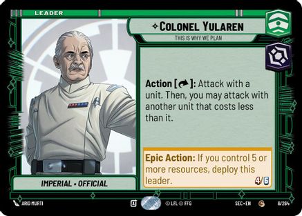 Colonel Yularen - This is Why We Plan (6/264) - SOP - Common