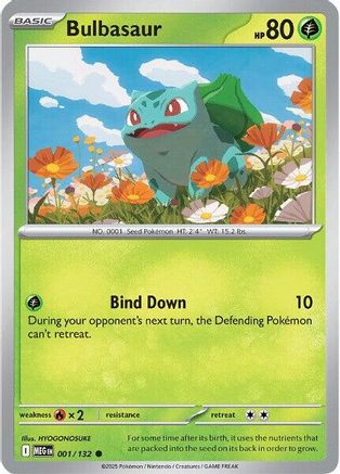 Bulbasaur (001/132) - MME  - Common