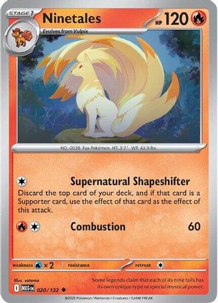 Ninetales (020) - MME  - Uncommon