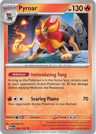 Pyroar (024) - MME  - Uncommon