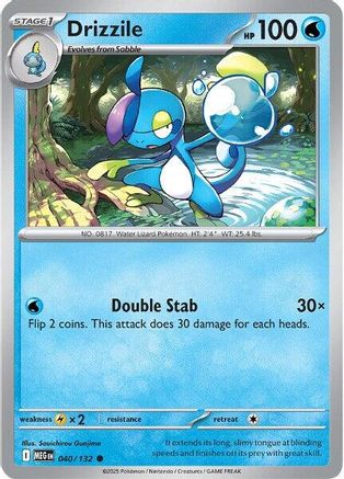 Drizzile (040) - MME  - Common - Reverse Holofoil