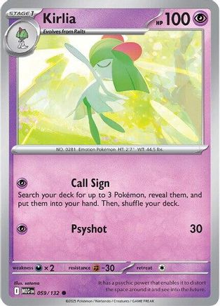 Kirlia (059) - MME  - Common - Reverse Holofoil