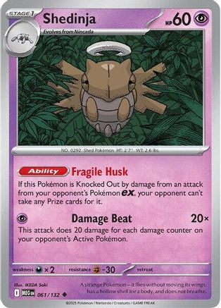 Shedinja (061/132) - MME  - Uncommon