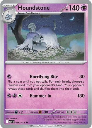 Houndstone (066/132) - MME  - Uncommon