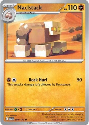 Naclstack (083) - MME  - Common - Reverse Holofoil