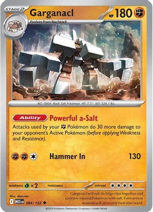 Garganacl (084/132) - MME  - Uncommon