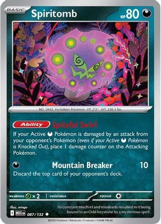 Spiritomb (087/132) - MME  - Uncommon