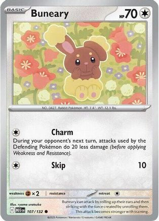 Buneary (107) - MME  - Common - Reverse Holofoil