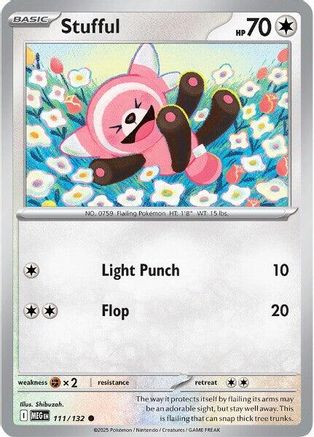 Stufful (111/132) - MME  - Common - Reverse Holofoil