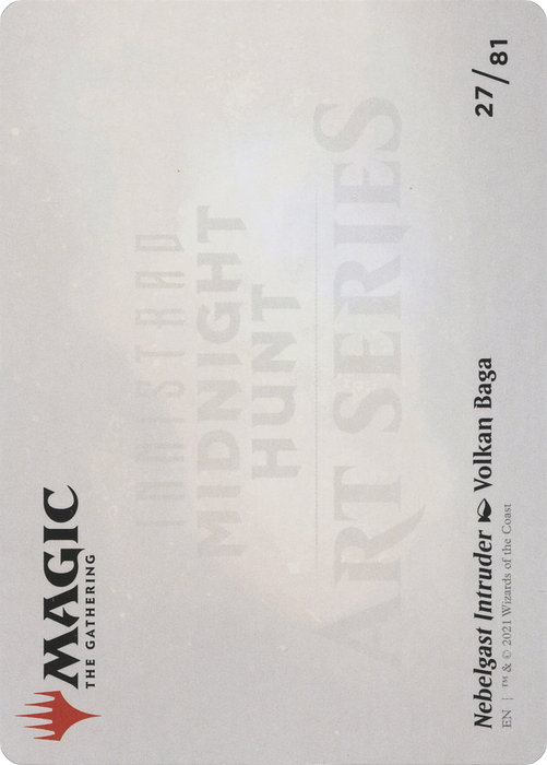 Nebelgast Intruder // Nebelgast Intruder (AMID-027) - common (Borderless) - Foil