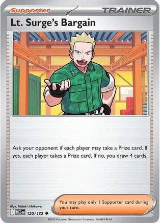 Lt. Surge's Bargain (120/132) - MME  - Uncommon
