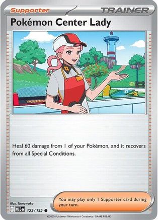 Pokemon Center Lady (123) - MME  - Common
