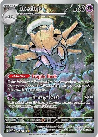 Shedinja (144/132) - MME  - Shiny Rare - Holofoil