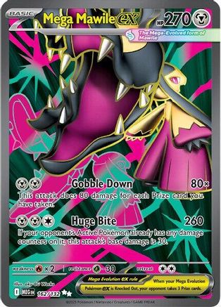 Mega Mawile ex (162/132) - MME  - Ultra Rare - Holofoil