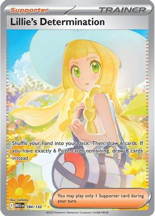 Lillie's Determination (184/132) - MME  - Special Illustration Rare - Holofoil