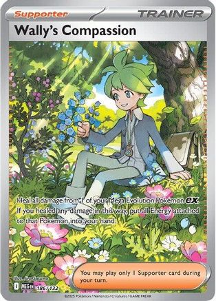 Wally's Compassion (186/132) - MME  - Special Illustration Rare - Holofoil