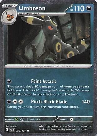 Umbreon (059/131) - MCP  - Rare - Holofoil