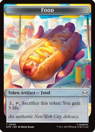 Food // Robot Double-Sided Token (SPM-5 // 6) - token