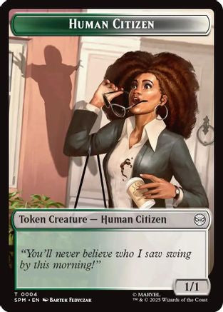 Human Citizen // Treasure Double-Sided Token (SPM-4 // 7) - token