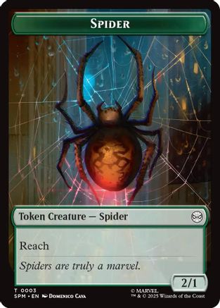 Spider // Treasure Double-Sided Token (SPM-3 // 7) - token