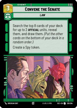 Convene the Senate (128/264) - SOP - Uncommon