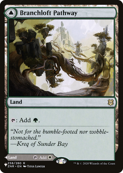Branchloft Pathway // Boulderloft Pathway (LIST-ZNR-258) - rare