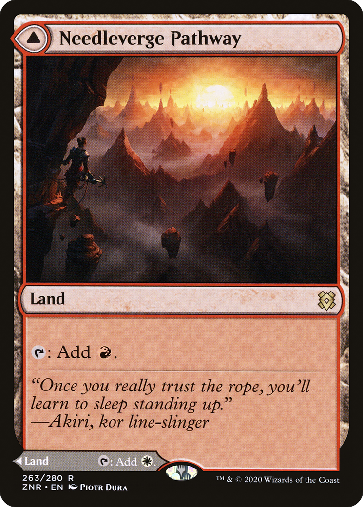 Needleverge Pathway // Pillarverge Pathway (ZNR-263) - rare