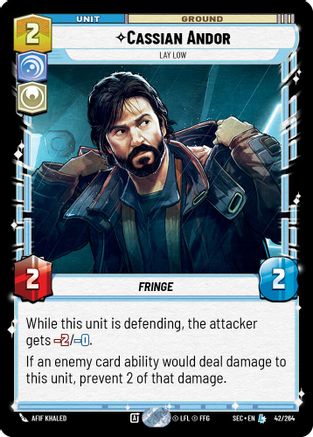 Cassian Andor - Lay Low (42/264) - SOP - Legendary