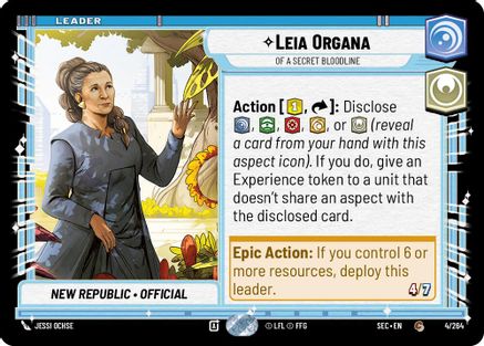 Leia Organa - Of A Secret Bloodline (4/264) - SOP - Common
