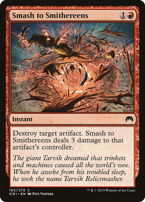Smash to Smithereens (ORI-163) - common - Foil