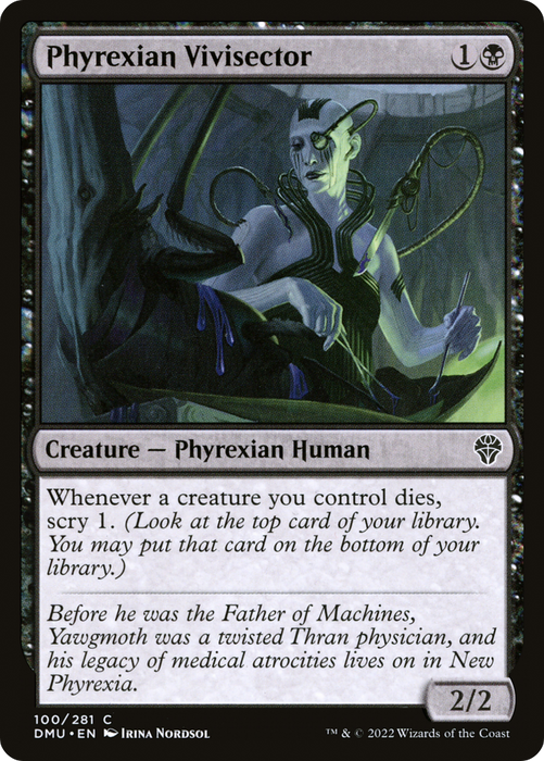 Phyrexian Vivisector (DMU-100) - common - Foil
