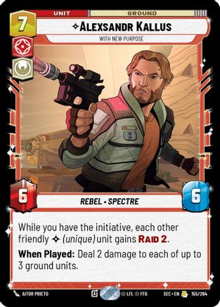 Alexsandr Kallus - With New Purpose (155/264) - SOP - Rare