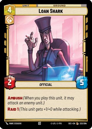 Loan Shark (222/264) - SOP - Common
