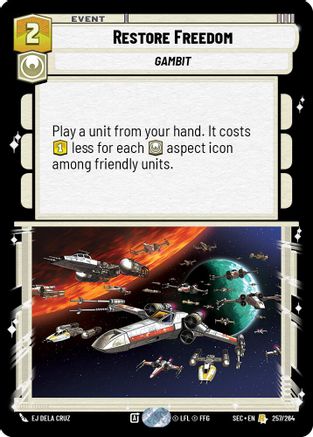 Restore Freedom (257/264) - SOP - Rare