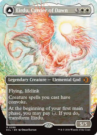 Eirdu, Carrier of Dawn (Borderless) (ECL-286) - mythic - Foil