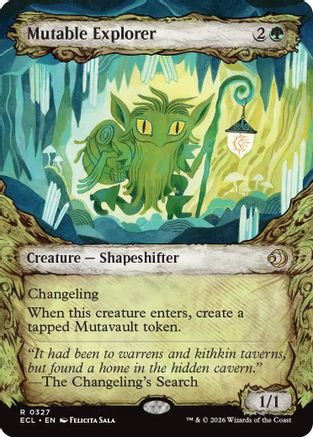 Mutable Explorer (Showcase) (ECL-327) - rare - Foil