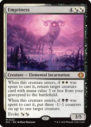 Emptiness (ECL-222) - mythic - Foil