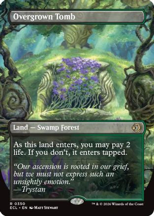 Overgrown Tomb (Borderless) (ECL-350) - rare