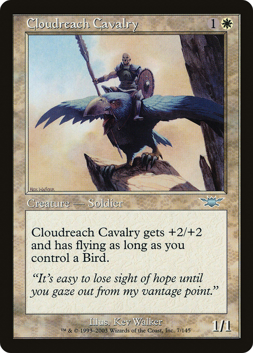 Cloudreach Cavalry (LGN-007) - uncommon - Foil