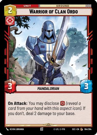 Warrior of Clan Ordo (164/264) - SOP - Common