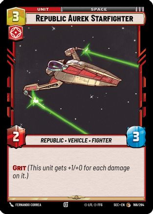 Republic Aurek Starfighter (166/264) - SOP - Common