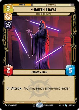 Darth Traya - Lord of Betrayal (188/264) - SOP - Legendary