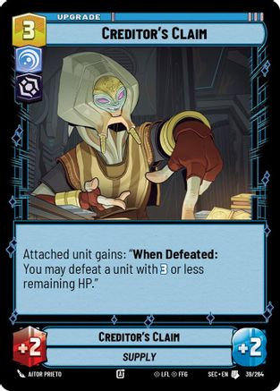Creditor's Claim (39/264) - SOP - Uncommon