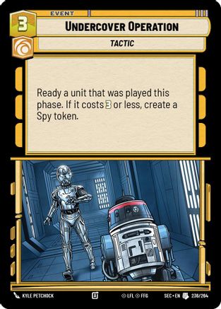 Undercover Operation (236/264) - SOP - Uncommon