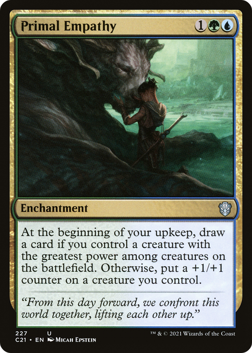 Primal Empathy (C21-227) - uncommon
