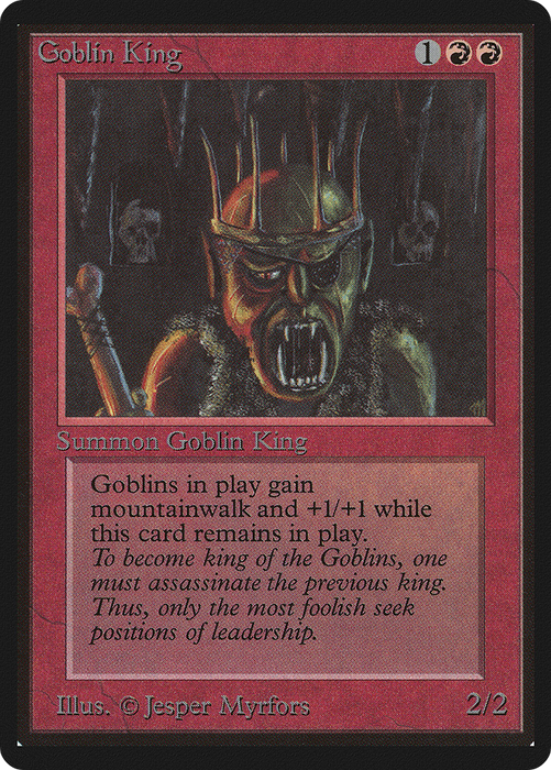 Goblin King (LEB-155) - rare